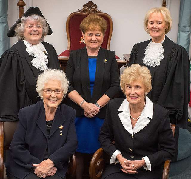 PEI Famous Five group photo, 2018