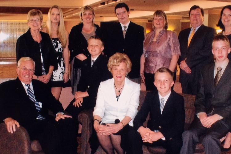 Catherine and her family at the induction to the PEI Business Hall of Fame