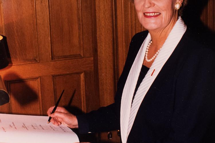 Swearing in as Senator of Canada