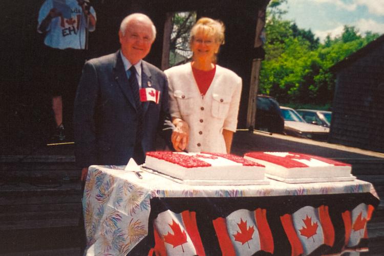 Outdoor event on Canada Day in Kensington, PEI