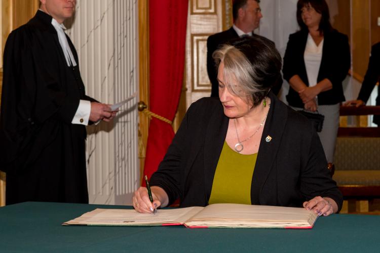 Hannah Bell, MLA, Swearing-in ceremony, June 2019