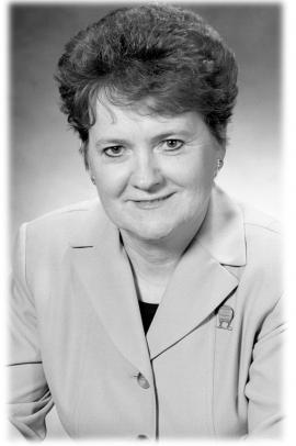 Black and white portrait image of Pat Mella