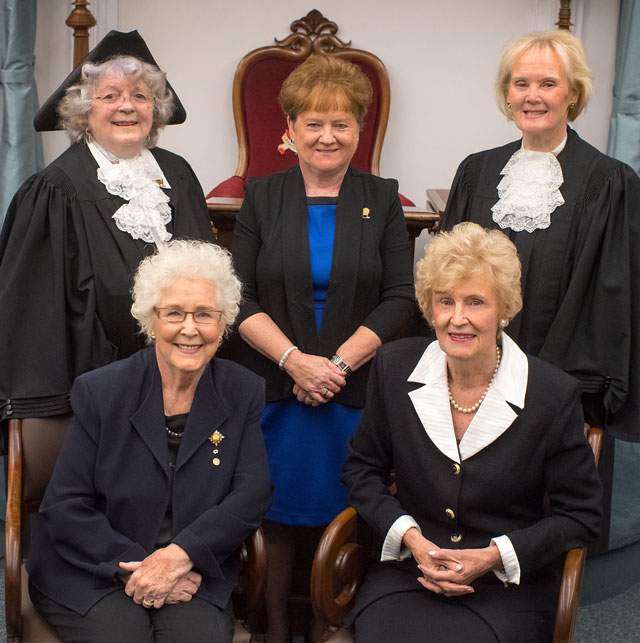 PEI Famous Five group photo, 2018